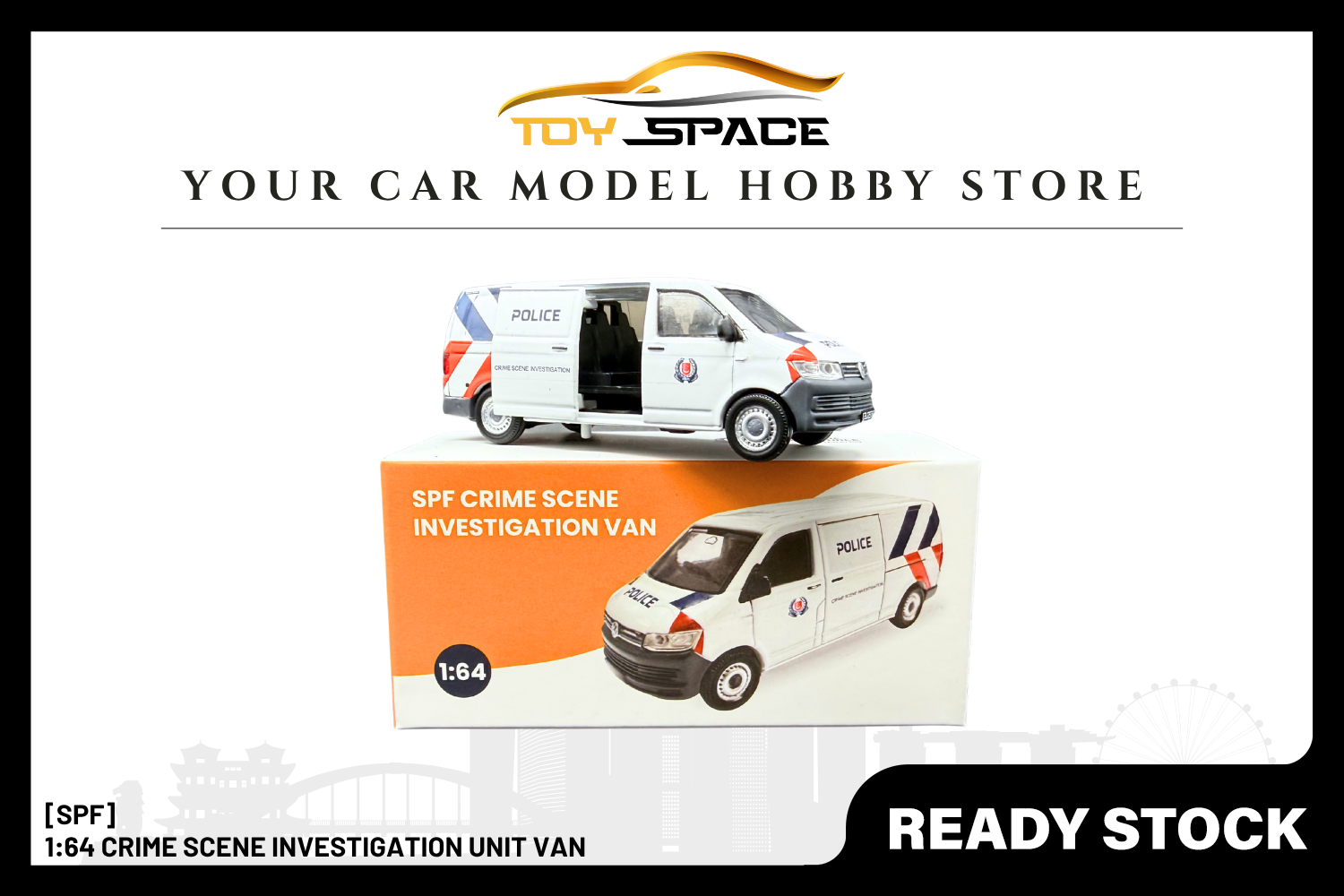 [SPF] 1:64 Crime Scene Investigation Unit Van