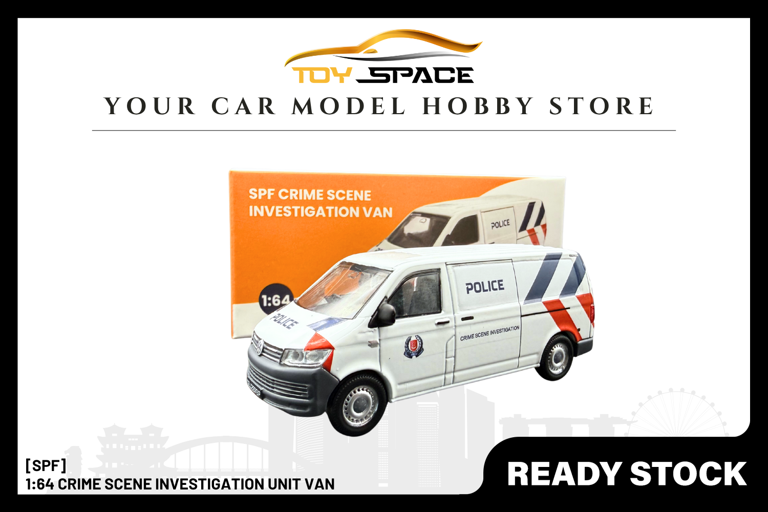 [SPF] 1:64 Crime Scene Investigation Unit Van