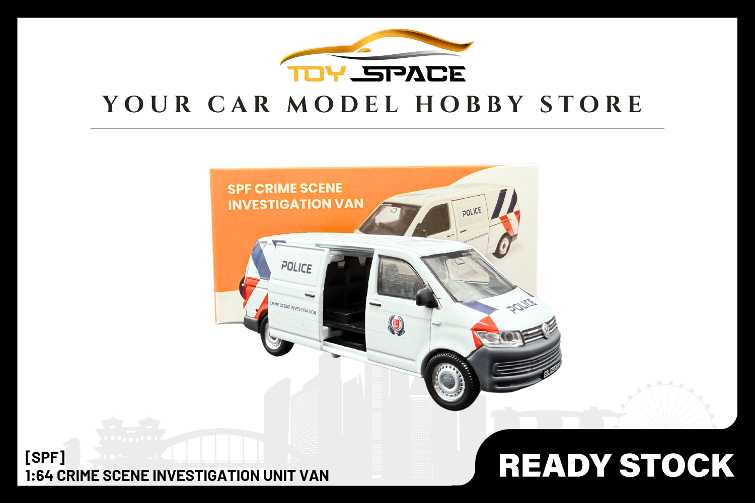 [SPF] 1:64 Crime Scene Investigation Unit Van