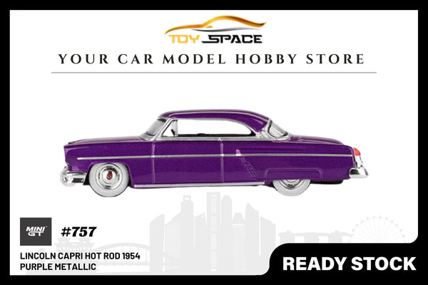 [MINI GT] Lincoln Capri Hot Rod 1954 Purple Metallic