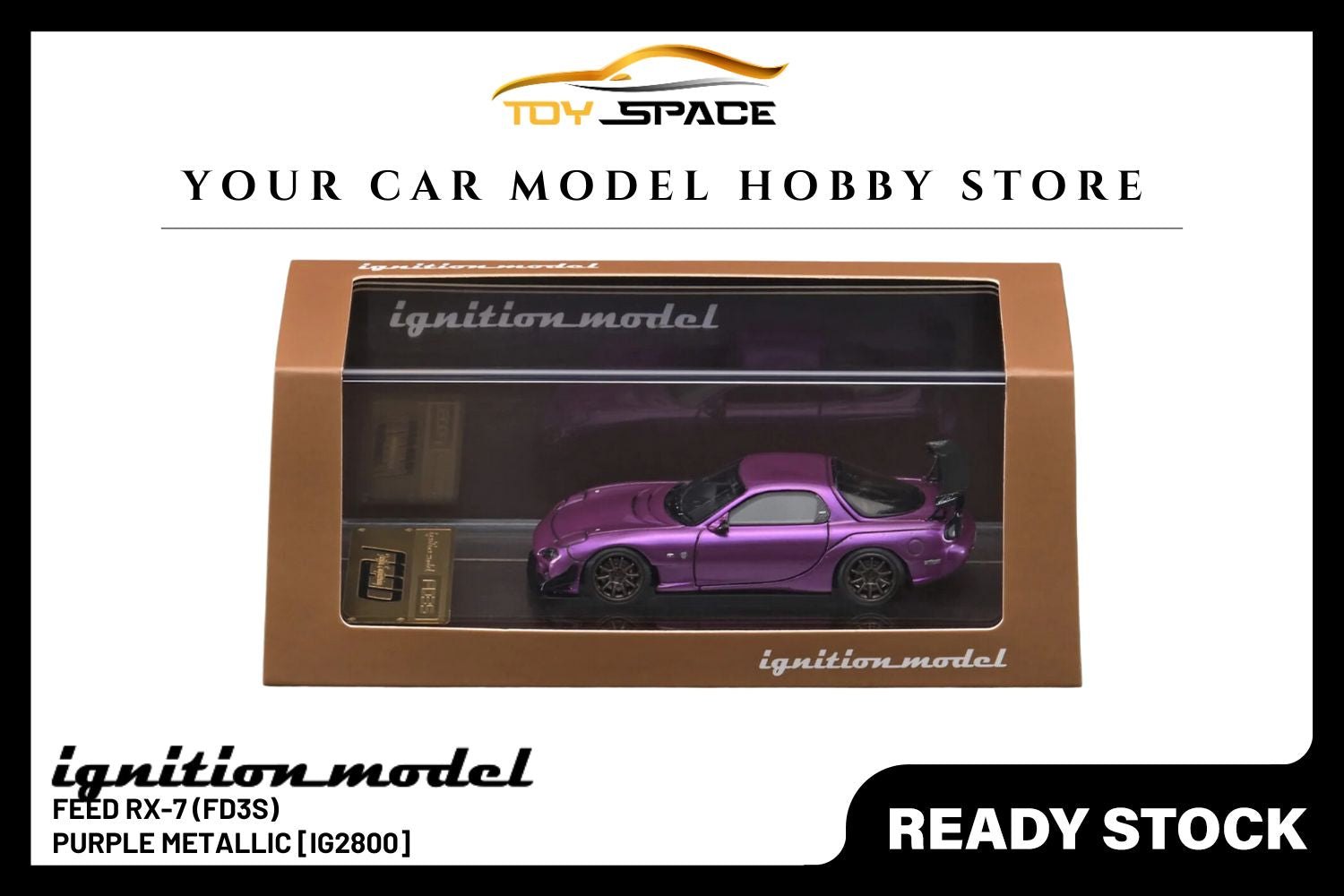 [IGNITION MODEL] 1/64 FEED RX-7 (FD3S) Purple Metallic [IG2800]