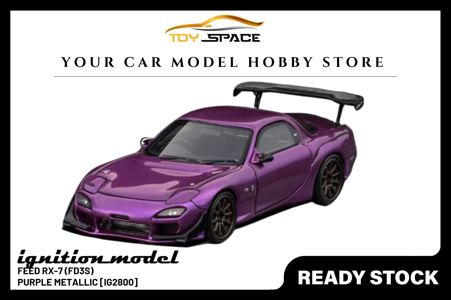 [IGNITION MODEL] 1/64 FEED RX-7 (FD3S) Purple Metallic [IG2800]