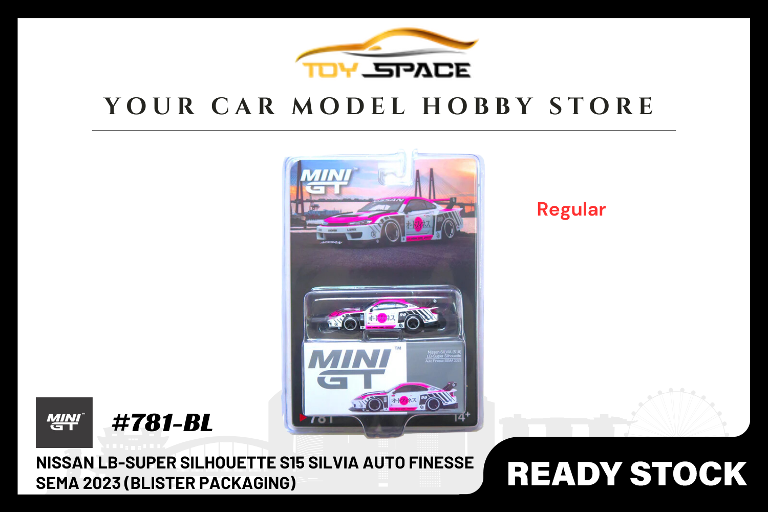 [MINI GT] Nissan LB-Super Silhouette S15 SILVIA Auto Finesse SEMA 2023 (BLISTER PACKAGING)