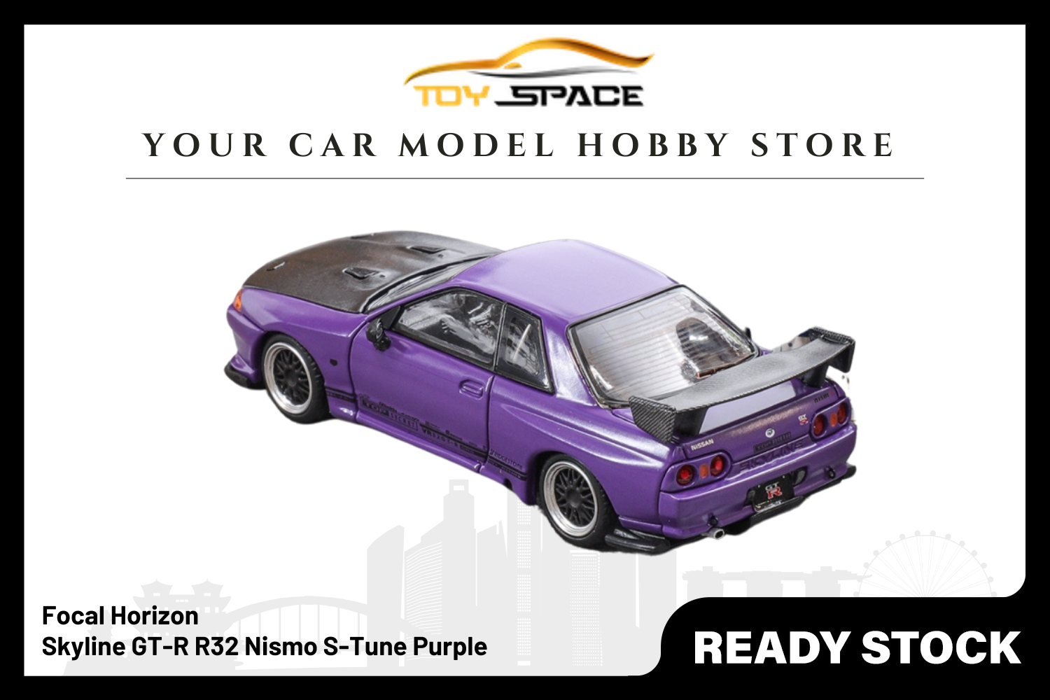 [FOCAL HORIZON] 1/64 Skyline GT-R R32 Nismo S-Tune Purple