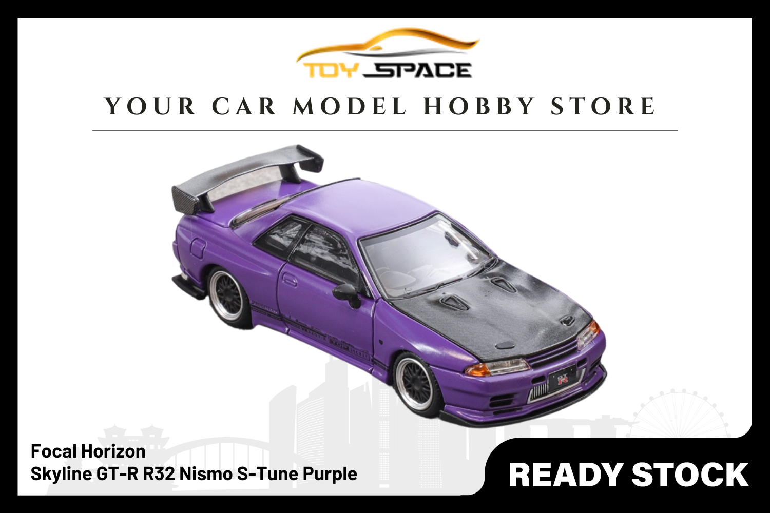 [FOCAL HORIZON] 1/64 Skyline GT-R R32 Nismo S-Tune Purple