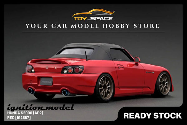 [IGNITION MODEL] 1/18 Honda S2000 (AP2) Red [IG2587]