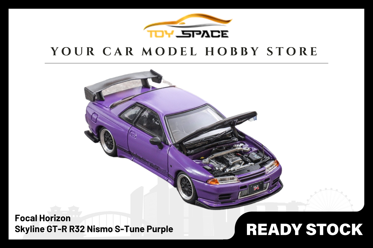 [FOCAL HORIZON] 1/64 Skyline GT-R R32 Nismo S-Tune Purple