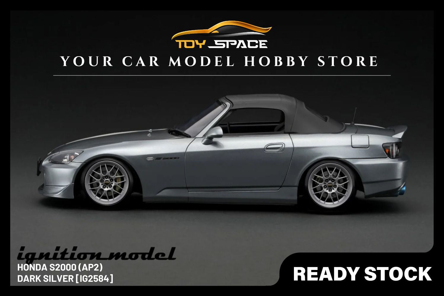 [IGNITION MODEL]1/18 Honda S2000 (AP2) Dark Silver [IG2584]