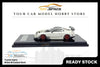 [YM MODEL] 1/64 Toyota Supra White with Carbon