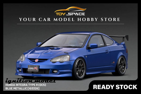 [IGNITION MODEL] 1/18 Honda Integra (DC5) Type R Blue Metallic [IG3326]