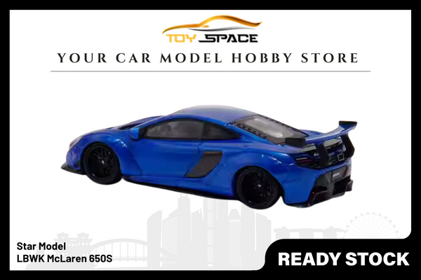 [STAR MODEL] 1/64 LBWK McLaren 650S - Metallic Blue