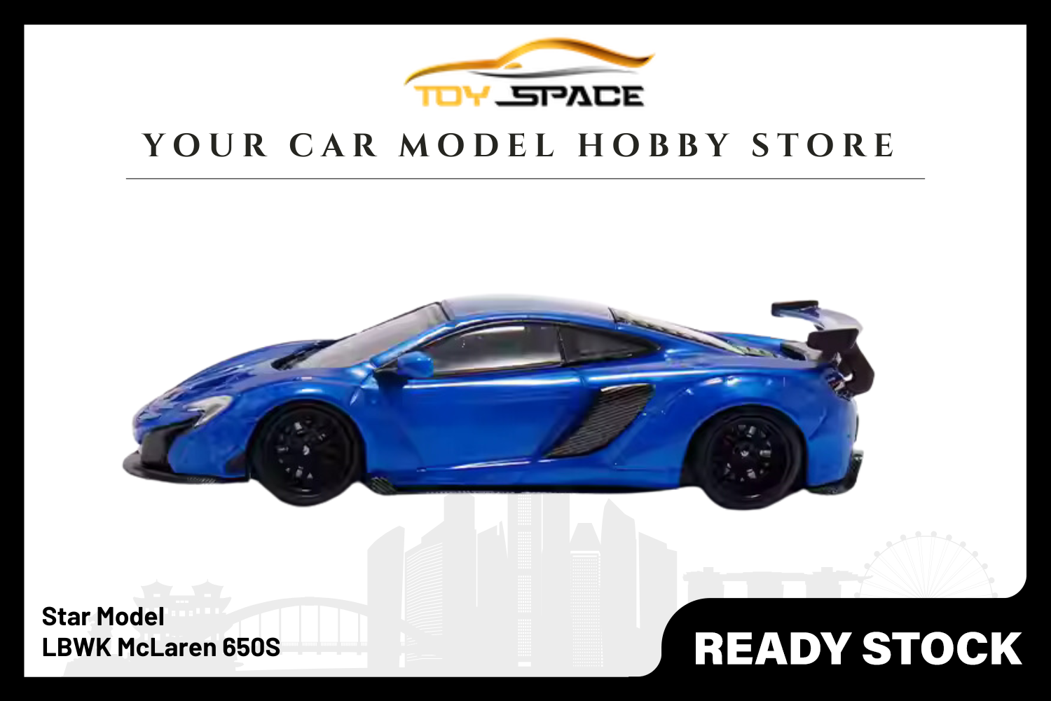 [STAR MODEL] 1/64 LBWK McLaren 650S - Metallic Blue