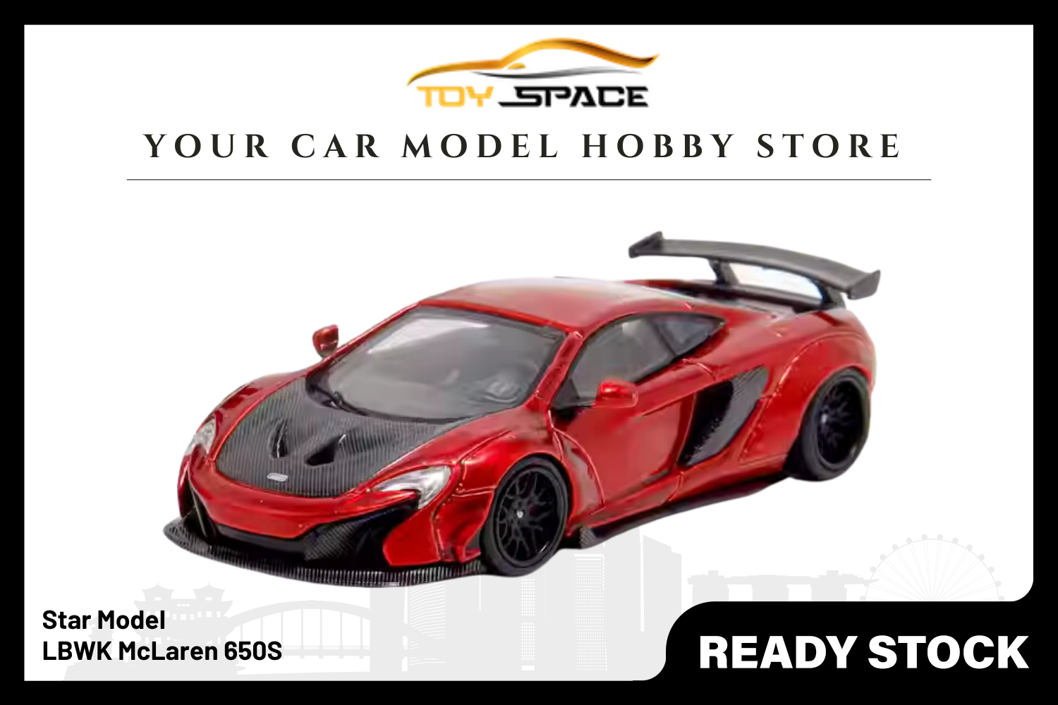 [STAR MODEL] 1/64 LBWK McLaren 650S - Metallic Red