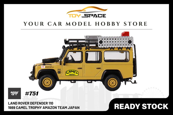 [MINI GT] Land Rover Defender 110  1989 Camel Trophy Amazon Team Japan