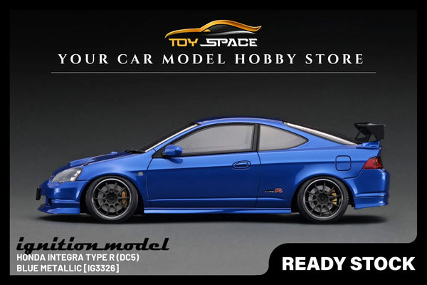 [IGNITION MODEL] 1/18 Honda Integra (DC5) Type R Blue Metallic [IG3326]