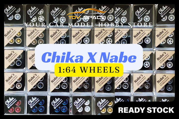 [CHIKA X NABE] 1:64 Wheels Assortment (Random Design)