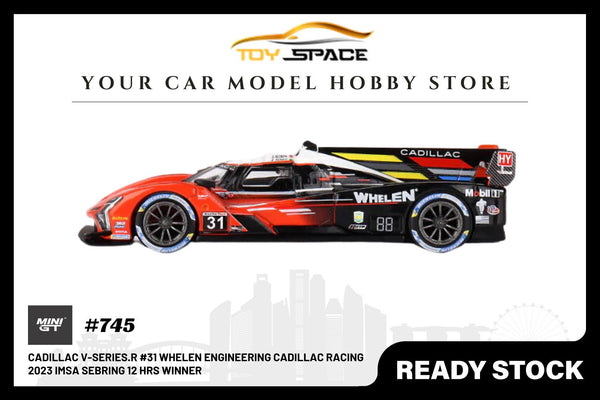 [MINI GT] Cadillac V-Series.R #31 Whelen Engineering Cadillac Racing 2023 IMSA Sebring 12 Hrs Winner (LHD)