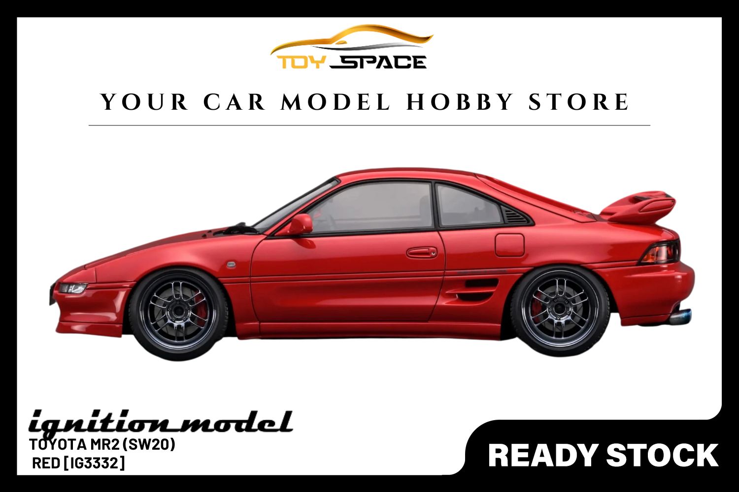 [IGNITION MODEL] 1/18 Toyota MR2 (SW20) Red [IG3332]