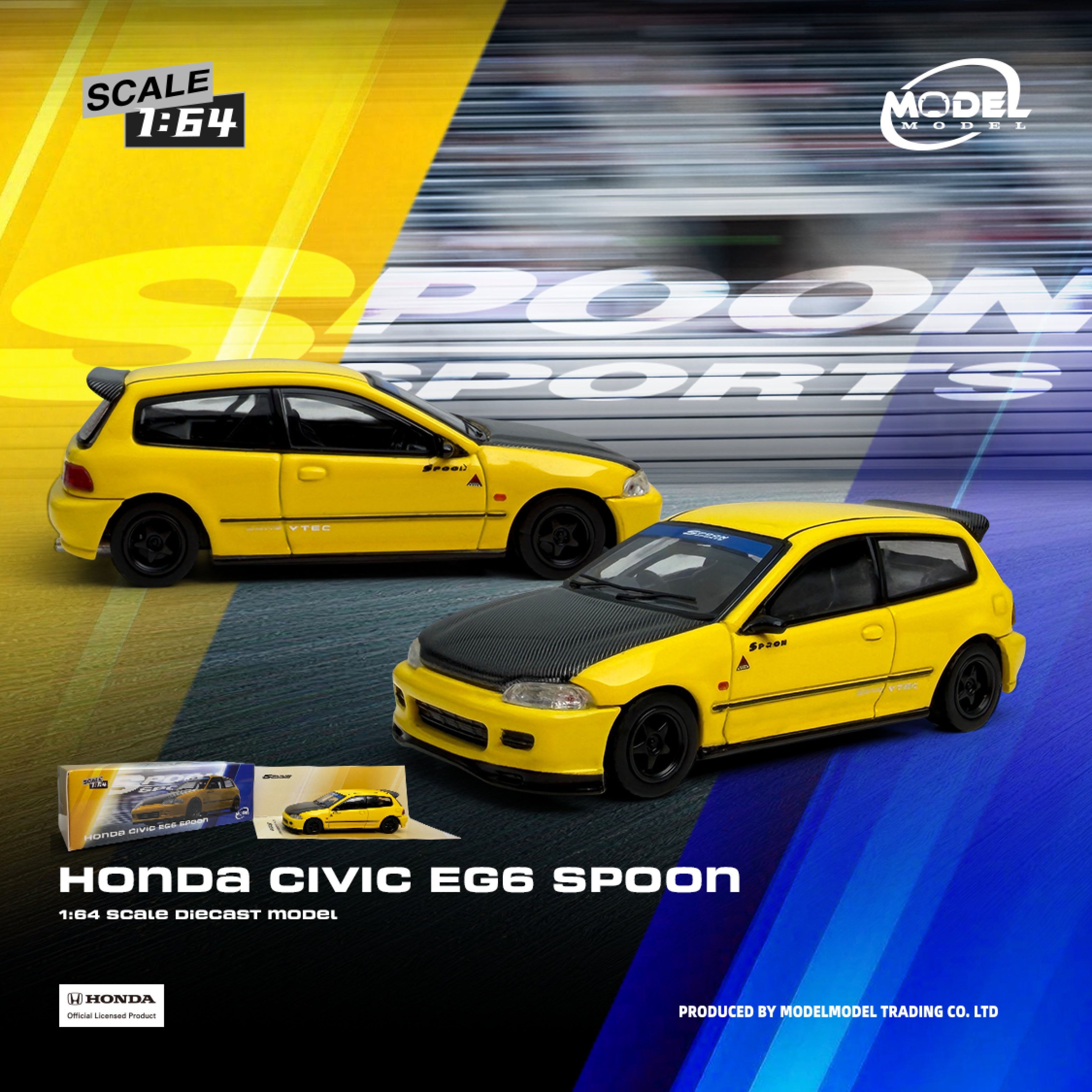 [MODEL MODEL] 1:64 Honda Civic EG6 Spoon