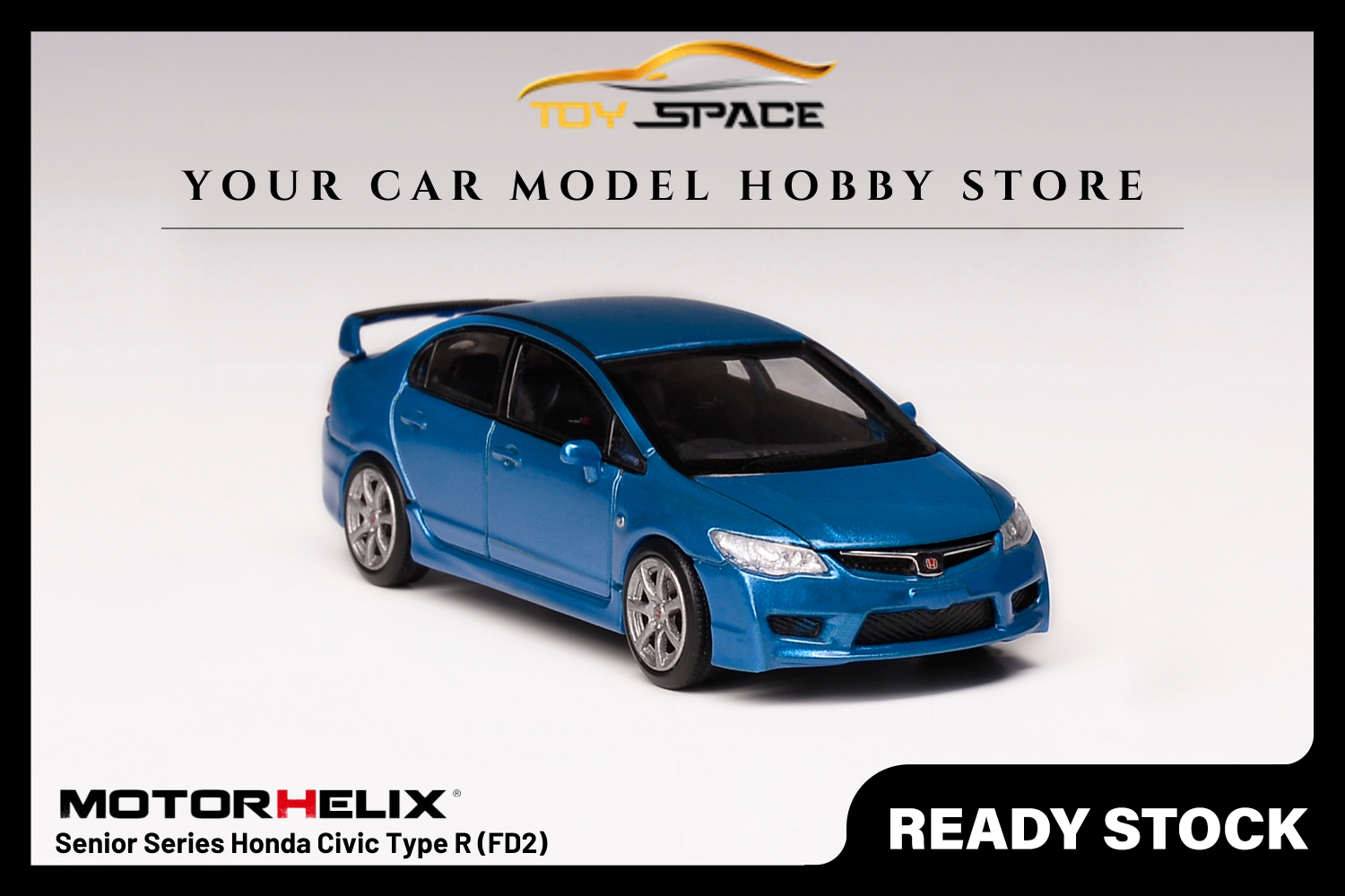 [MOTORHELIX] 1:64 Senior Series Honda Civic Type R (FD2)