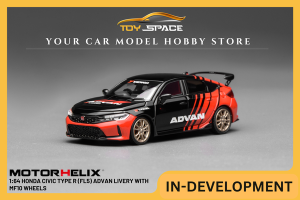 [MOTORHELIX] 1:64 Honda Civic Type R (FL5) Advan Livery With MF10 Wheels