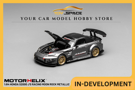 [MOTORHELIX] 1:64 Honda S2000 J'S Racing Moon Rock Metallic - Toy Space Diecast Online Store Singapore