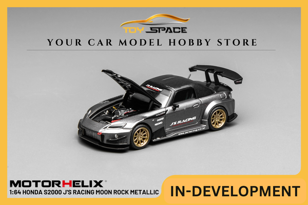 [MOTORHELIX] 1:64 Honda S2000 J'S Racing Moon Rock Metallic