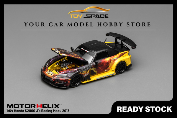 [MOTORHELIX] 1:64 Honda S2000 J's Racing Maou 2013