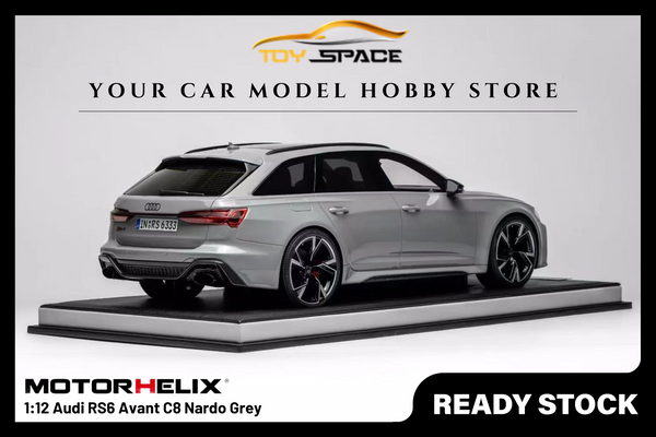 [MOTORHELIX] 1:12 Audi RS6 Avant C8 Nardo Grey