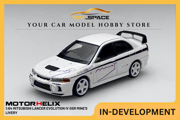 [MOTORHELIX] 1:64 Mitsubishi Lancer Evolution IV GSR Mine's Livery