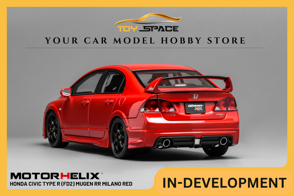 [MOTORHELIX] 1:18 Honda Civic Type R (FD2) Mugen RR Milano Red