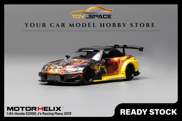 [MOTORHELIX] 1:64 Honda S2000 J's Racing Maou 2013