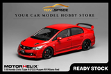 [MOTORHELIX] 1:18 Honda Civic Type R (FD2) Mugen RR Milano Red - Toy Space Diecast Online Store Singapore