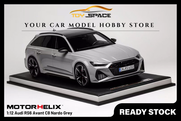 [MOTORHELIX] 1:12 Audi RS6 Avant C8 Nardo Grey