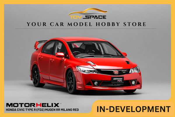 [MOTORHELIX] 1:18 Honda Civic Type R (FD2) Mugen RR Milano Red