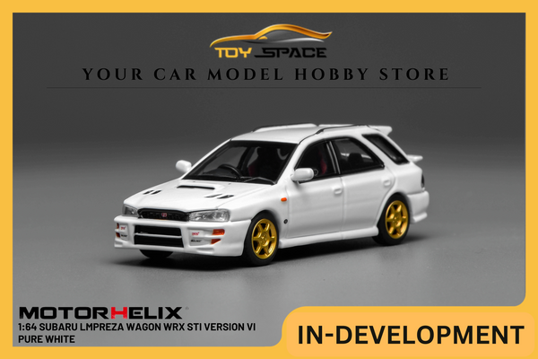 [MOTORHELIX] 1:64 Subaru lmpreza Wagon WRX STi Version VI Pure White