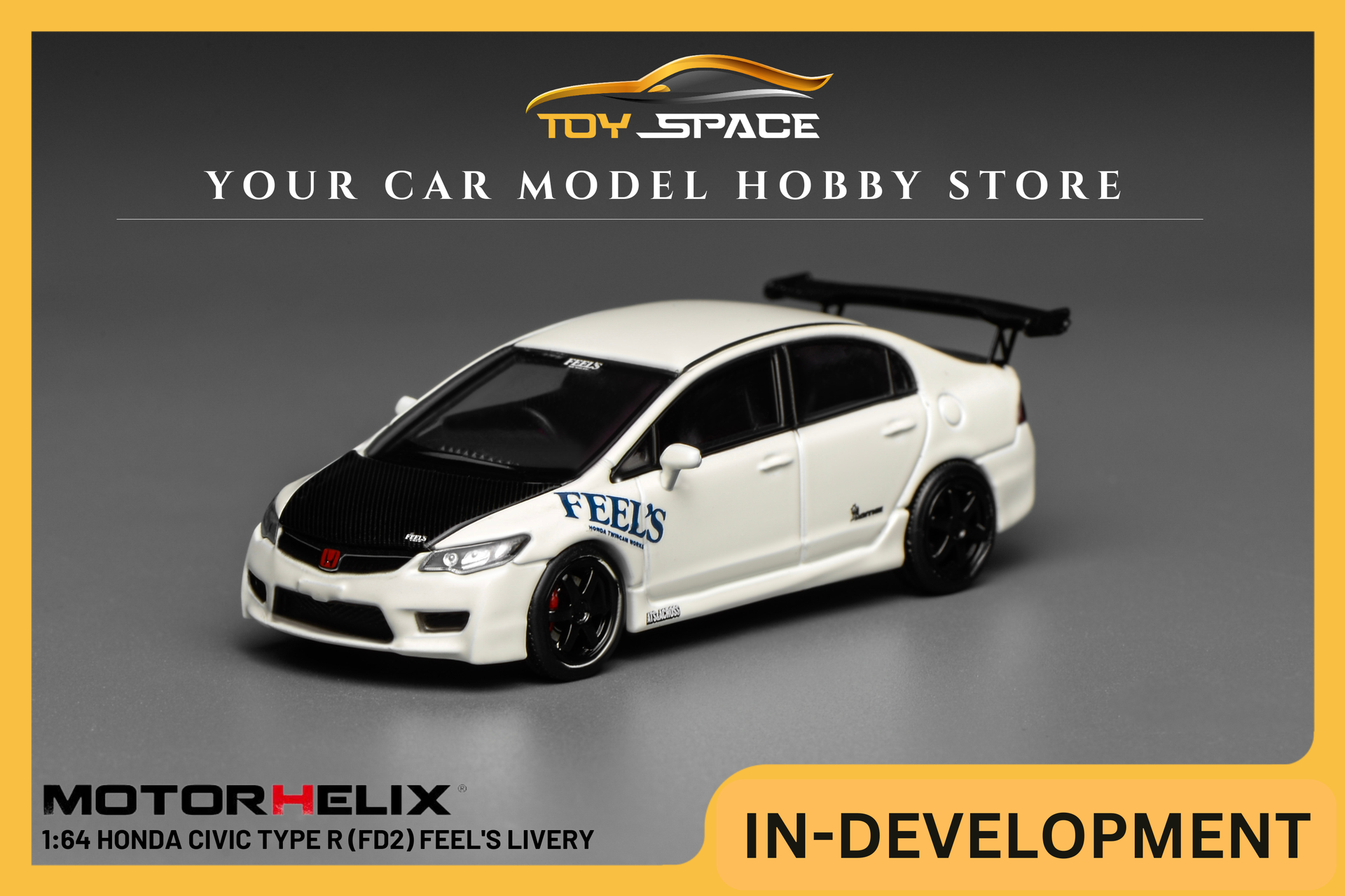 MOTORHELIX] 1:64 Honda Civic Type R (FD2) Feel's Livery