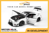 [MOTORHELIX] 1:18 LB-Silhouette 35GTR White - Toy Space Diecast Online Store Singapore