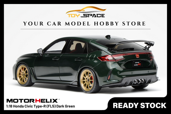 [MOTORHELIX] 1:18 Honda Civic Type-R (FL5) Dark Green