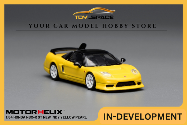 [MOTORHELIX] 1:64 Honda NSX-R GT New Indy Yellow Pearl