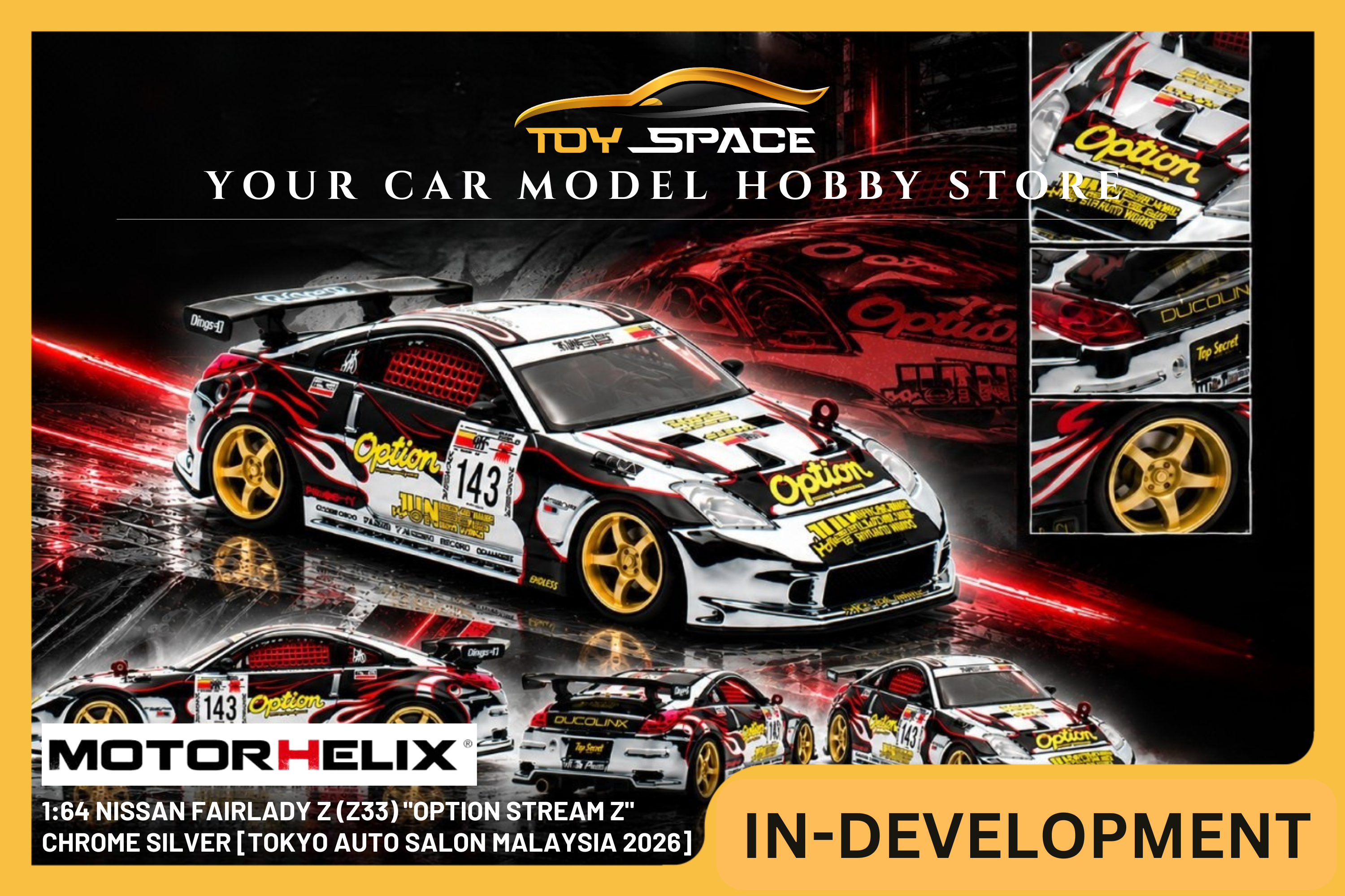 [MOTORHELIX] 1:64 Nissan Fairlady Z (Z33) 