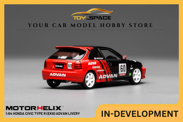 [MOTORHELIX] 1:64 Honda Civic Type R (EK9) Advan Livery