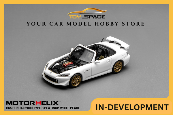 [MOTORHELIX] 1:64 Honda S2000 Type S Platinum White Pearl