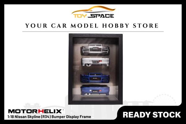 [MOTORHELIX] 1:18 Nissan Skyline (R34) Bumper Display Frame