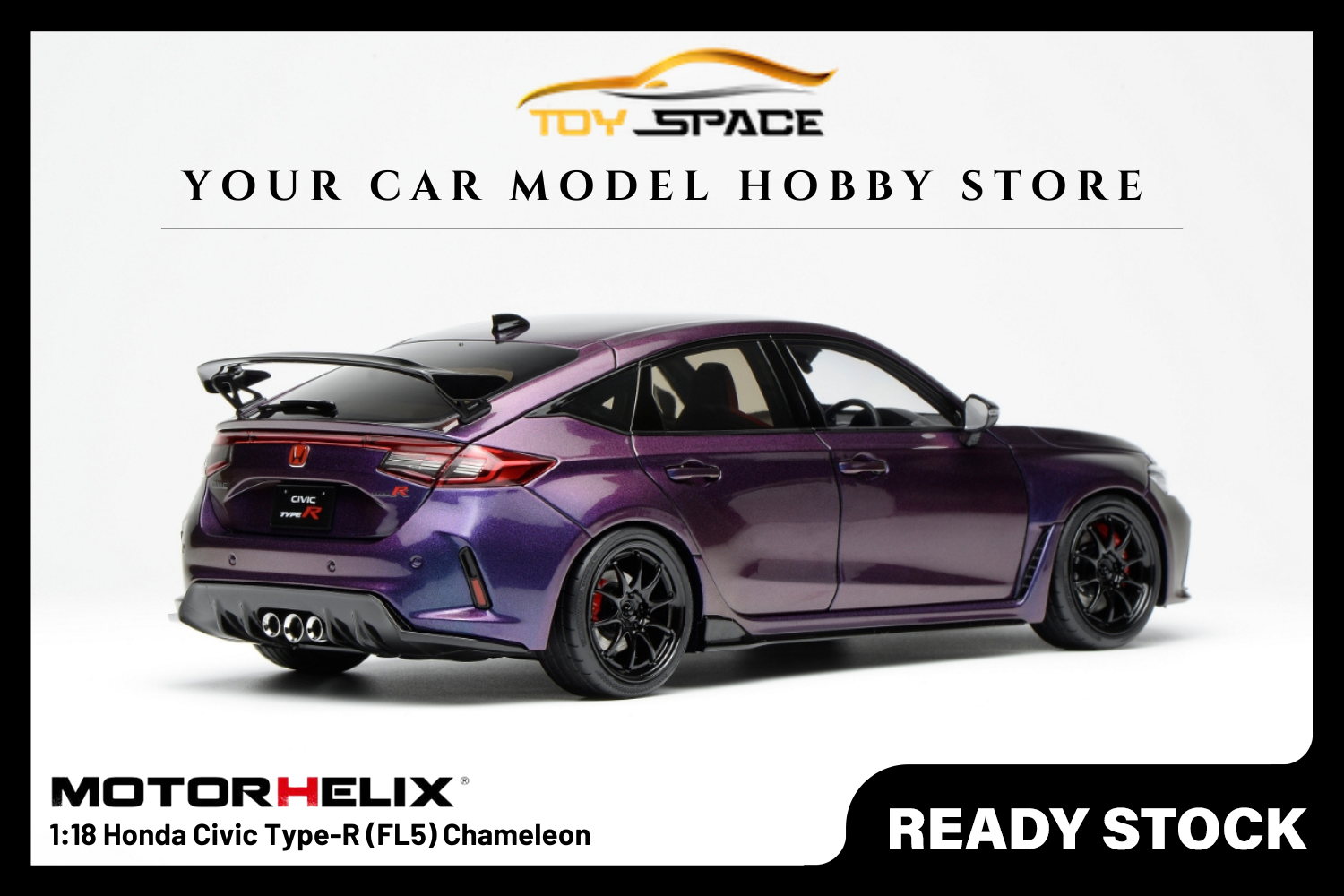 [MOTORHELIX] 1:18 Honda Civic Type-R (FL5) Chameleon