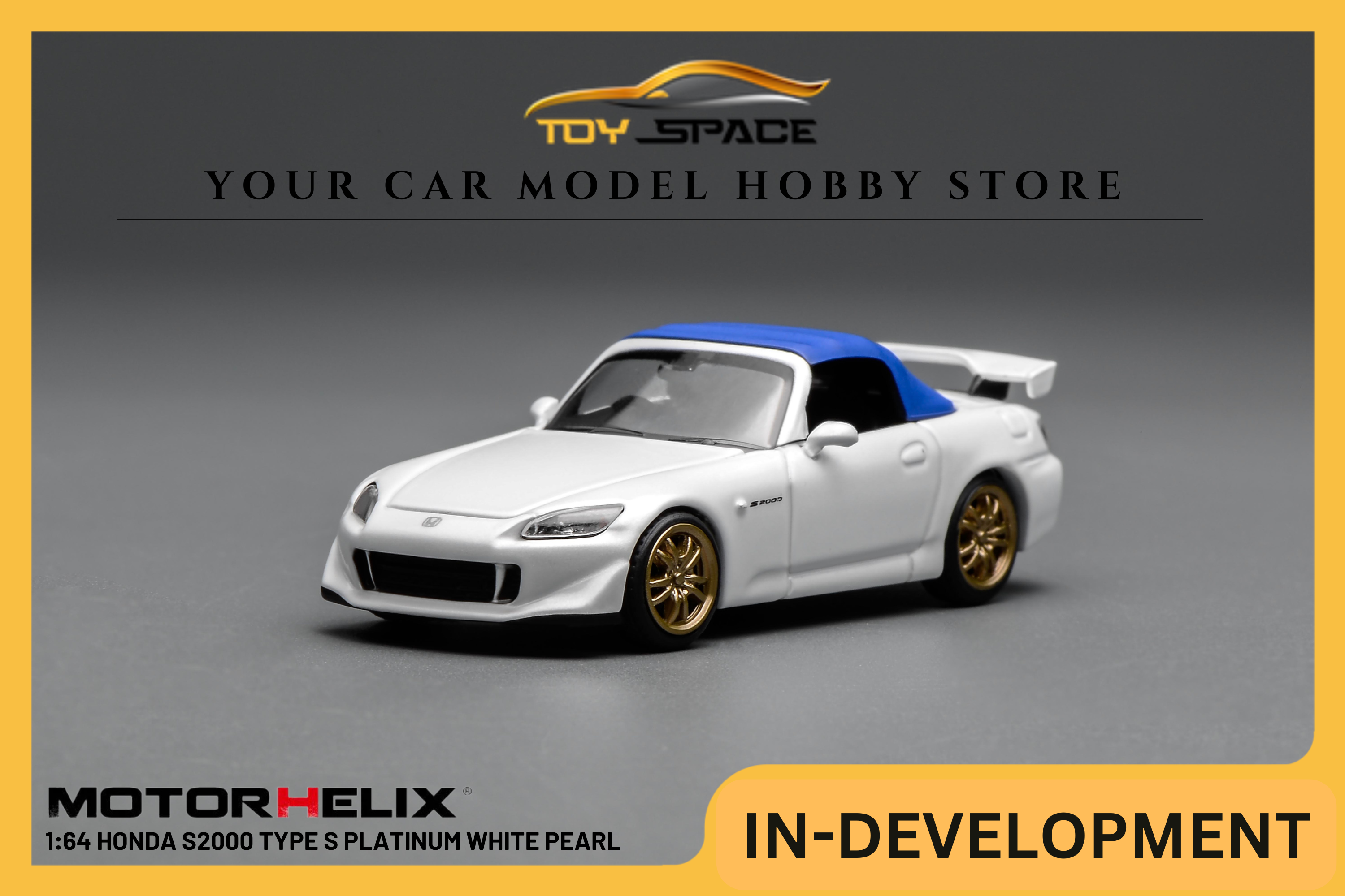 [MOTORHELIX] 1:64 Honda S2000 Type S Platinum White Pearl