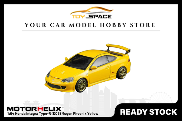 [MOTORHELIX] 1:64 Honda Integra Type-R (DC5) Mugen Phoenix Yellow