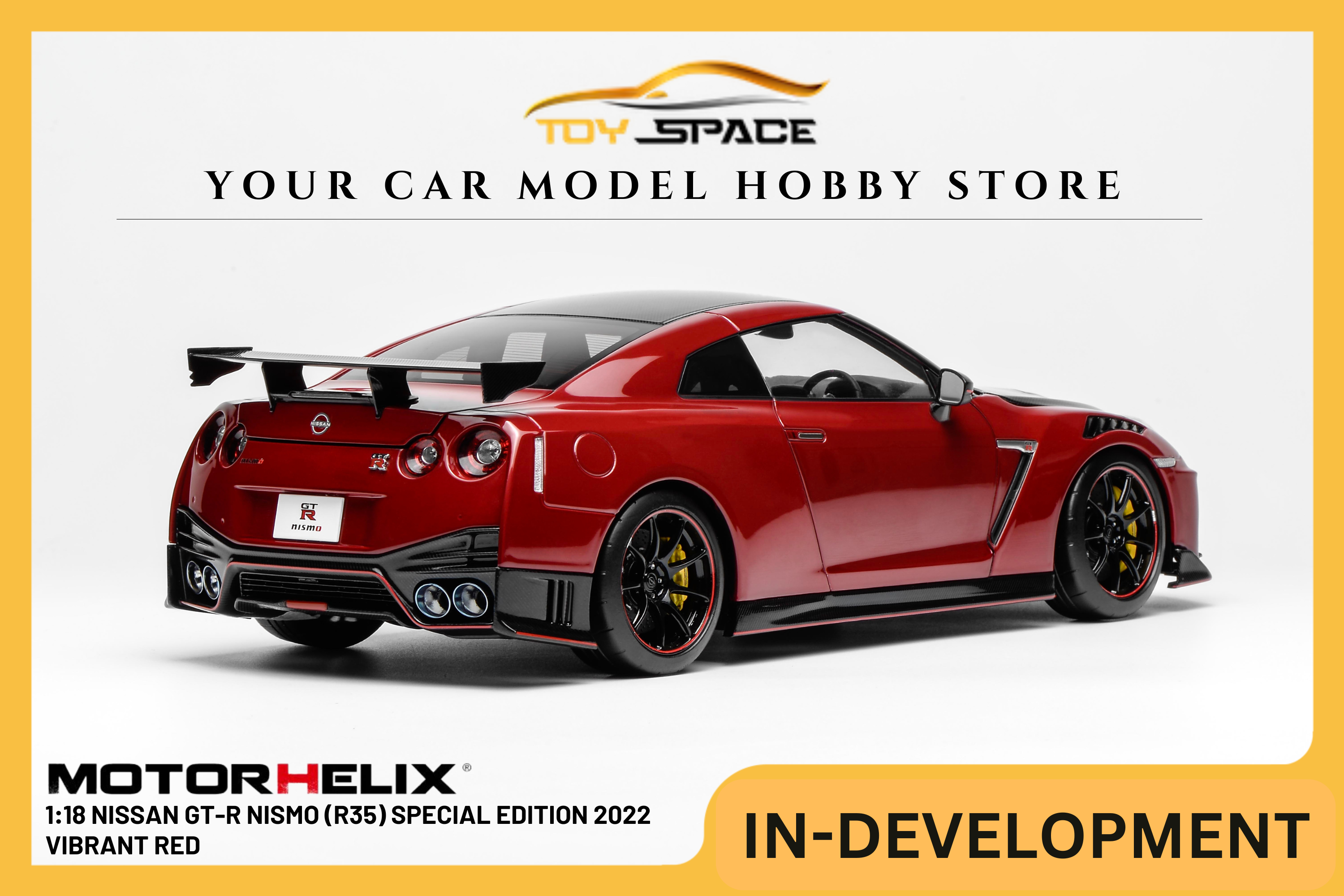 [MOTORHELIX] 1:18 Nissan GT-R Nismo (R35) Special Edition 2022 Vibrant Red