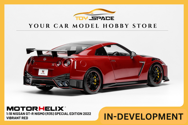 [MOTORHELIX] 1:18 Nissan GT-R Nismo (R35) Special Edition 2022 Vibrant Red