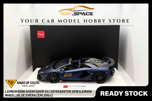 [MAKE UP] 1:18 Lamborghini Aventador SVJ 63 Roadster 2018 (Leirion Wheel) [EML030]